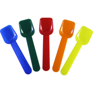 PÁ DE SORVETE COLORIDA C/500 UNIDADES - MEXA BEM