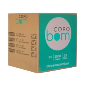 COPO BOM BRANCO 180 ML CX C/2500 UNIDADES