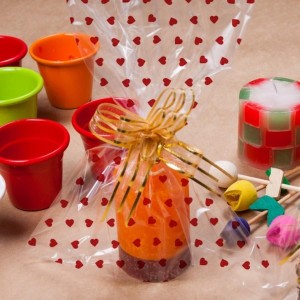 SACO PRESENTE TRANSPARENTE (25X35 COM 50) GALA